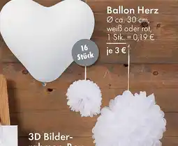 TEDi Ballon Herz Angebot