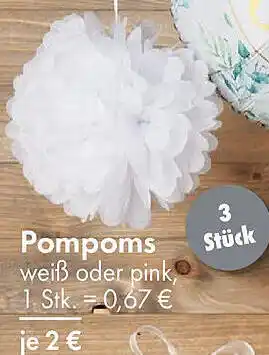 TEDi Pompoms Angebot