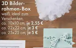 TEDi 3D Bilder- rahmen-Box Angebot