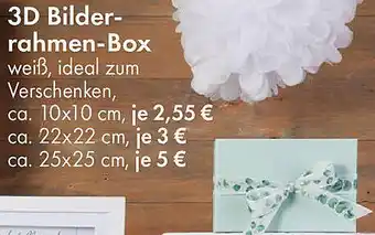 TEDi 3D Bilder- rahmen-Box Angebot