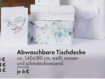 TEDi Abwaschbare Tischdecke Angebot