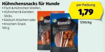 Hofer Hühnchensnacks Für Hunde 100 g Angebot