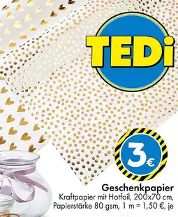 TEDi Geschenkpapier Angebot