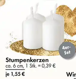 TEDi Stumpenkerzen Angebot
