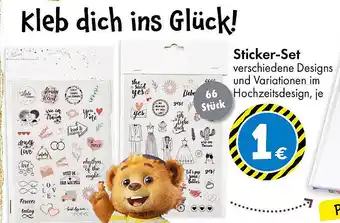 TEDi Sticker-Set Angebot