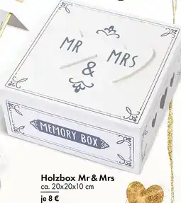 TEDi Holzbox Mr & Mrs Angebot
