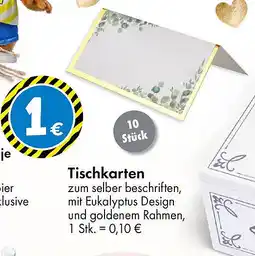 TEDi Tischkarten Angebot