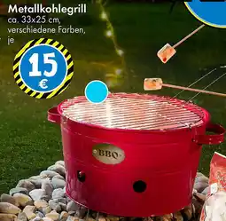 TEDi Metallkohlegrill Angebot