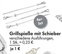 TEDi Grillspieße mit Schieber Angebot