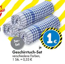 TEDi Geschirrtuch-Set Angebot