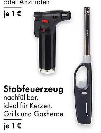 TEDi Stabfeuerzeug Angebot