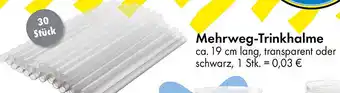 TEDi Mehrweg-Trinkhalme Angebot
