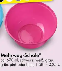 TEDi Mehrweg-Schale Angebot