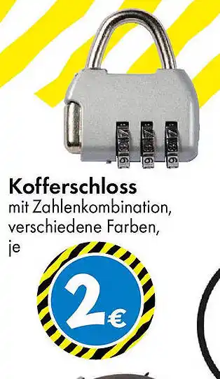 TEDi Kofferschloss Angebot