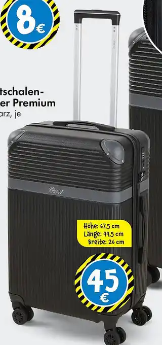 TEDi Hartschalen- koffer Premium Angebot