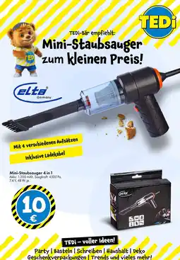 TEDi Mini-Staubsauger Angebot