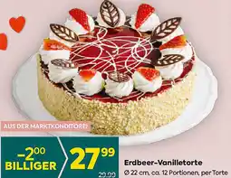 Billa Erdbeer-Vanilletorte Angebot