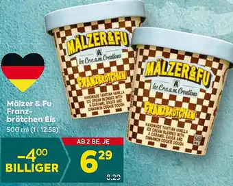 Billa Mälzer & Fu Franz- brötchen Eis Angebot