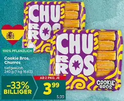 Billa Cookie Bros. Churros Angebot
