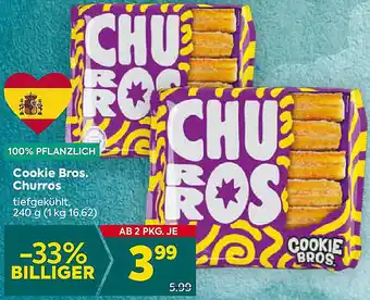 Billa Cookie Bros. Churros Angebot