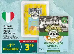 Billa Fratelli Barbaro Pasta Angebot
