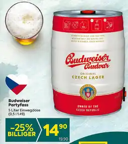 Billa Budweiser Partyfass Angebot