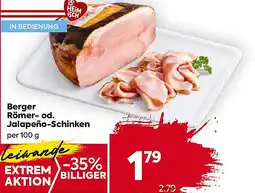 Billa Berger Römer-od. Jalapeño-Schinken Angebot