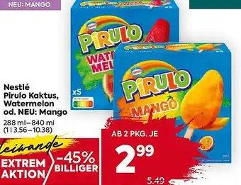 Billa Pirulo Kaktus, Watermelon od. NEU: Mango Angebot
