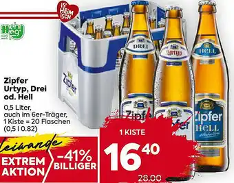 Billa Zipfer Urtyp, Drei od. Hell Angebot