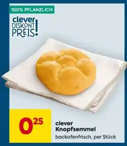 Billa clever Knopfsemmel Angebot