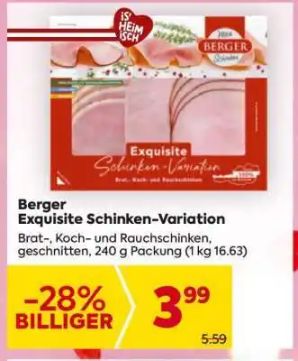 Billa Berger Exquisite Schinken-Variation Angebot