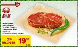 Billa Hofstädter Die Grillerei XL-Cut Chuck-steak vom Rind Angebot