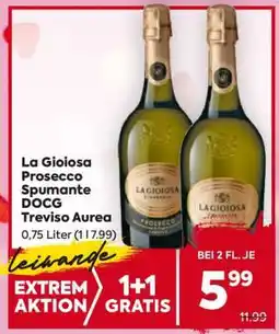 Billa La Gioiosa Prosecco Spumante DOCG Treviso Aurea Angebot