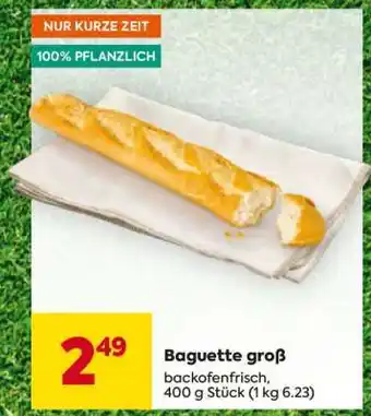 Billa Baguette groß Angebot