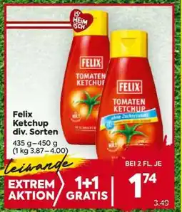 Billa Felix Ketchup div. Sorten Angebot