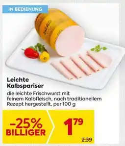 Billa Leichte Kalbspariser Angebot