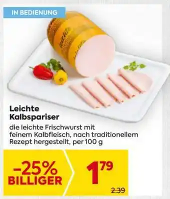 Billa Leichte Kalbspariser Angebot