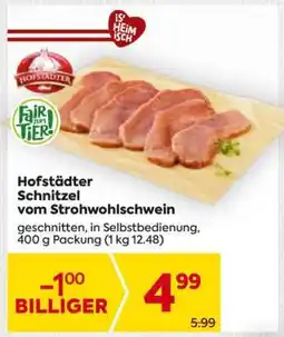 Billa Hofstädter Schnitzel vom Strohwohlschwein Angebot