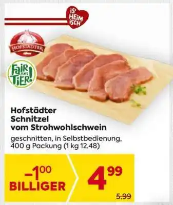 Billa Hofstädter Schnitzel vom Strohwohlschwein Angebot
