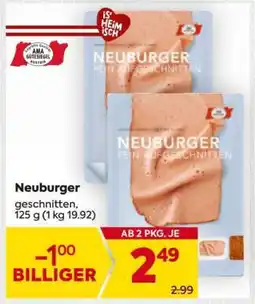 Billa Neuburger Angebot