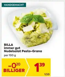 Billa BILLA immer gut Nudelsalat Pesto-Grana Angebot