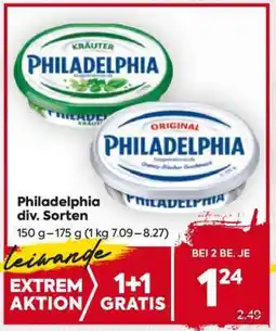 Billa Philadelphia div. Sorten Angebot