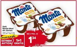 Billa Zott Monte Maxi div. Sorten Angebot