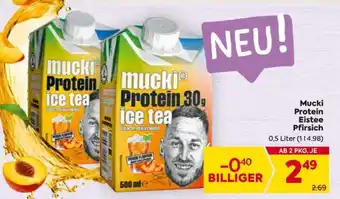 Billa Mucki Protein Eistee Pfirsich Angebot