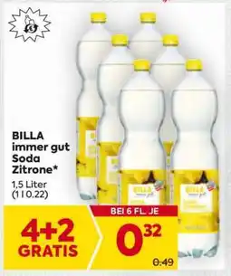 Billa BILLA immer gut Soda Zitrone Angebot