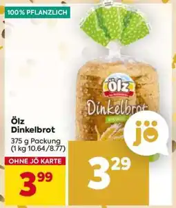 Billa Ölz Dinkelbrot Angebot