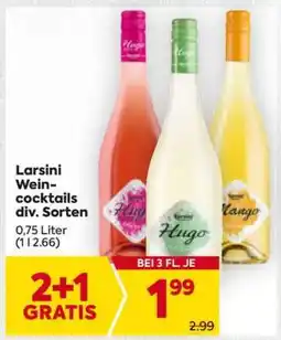 Billa Larsini Wein-cocktails div. Sorten Angebot