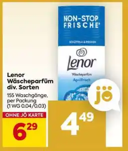 Billa Lenor Wäscheparfüm div. Sorten Angebot