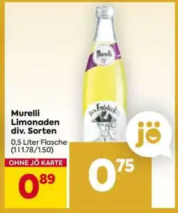 Billa Murelli Limonaden div. Sorten Angebot