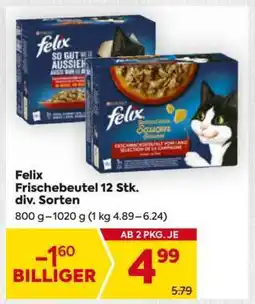 Billa Felix Frischebeutel 12 Stk. div. Sorten Angebot